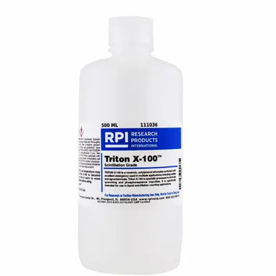 RPI Triton X-100 (Scintillation Grade): Scintillation, 500 mL Volume, 9002-93-1 - Scintillation Cocktails