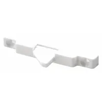 PRIME-LINE Window Lock: Flip Lock, Handle Not Included, Non-Handed, 2 3/4 in Overall Lg, Sash, White (MPN S 4600)