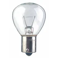 APPROVED VENDOR Incandescent Bulb: Incandescent, Single Contact Bayonet (BA15s), (RP) Rounded Pear (MPN 1133-1PK)