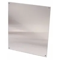 HUBBELL-WIEGMANN Back Panel: Back Panel Panel, 5 in Overall Ht, 5 in Overall Wd, Aluminum, Mill (MPN HW-MP606A)