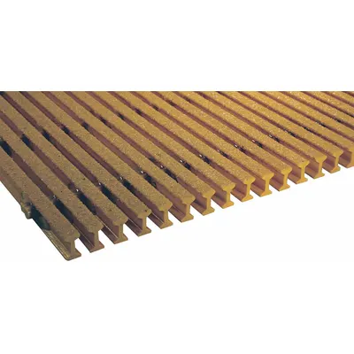 FIBERGRATE ISOFR Flame-Resistant Structural Grating, 5 ft x 10 ft