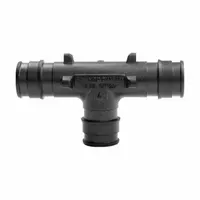 UPONOR Barbed Tee: 1/2 in ID x 1/2 in ID x 1/2 in ID Size, Barbed x Barbed x Barbed x Barbed (MPN Q4755050)