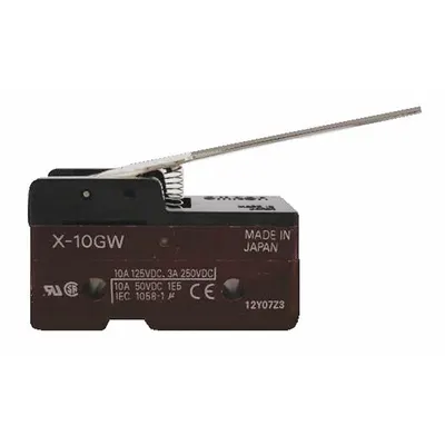 OMRON Snap Action Switch: Hinge Lever Actuator, 1NO/1NC - Hinge Lever Snap-Action Switches
