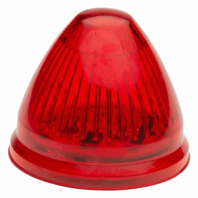 GROTE Clearance Marker Lamp: Clearance Light, LED, Cone, Red, Twist-On - Clearance Lights