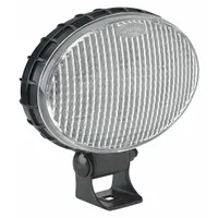 J.W. SPEAKER Vehicle Work Light: Oval, Spot, LED, Pedestal, DT04-2P Connector, Surface Mount, Black (MPN 770 XD)