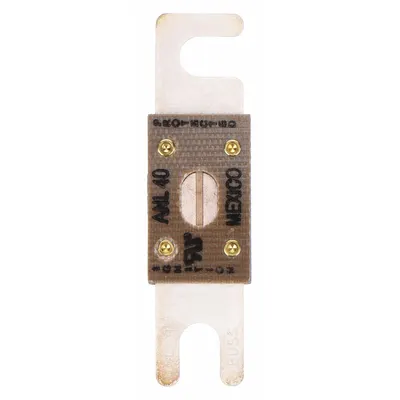 BUSSMANN Forklift Limiter Fuse: ANL Series, Bolt-On, Fast-Acting, 40 A, 80 V DC - Fast-Acting & General Purpose Bolt-On Fuses
