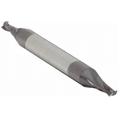 This double-end carbide square end mill features an AlTiN coating for heat resistance and wear protection. With 2 flutes and a 7/64" mill diameter, it is designed for precision milling of slots, profiles, and contours in metal and composite materials. Suitable for high-speed machining of steels and alloys.