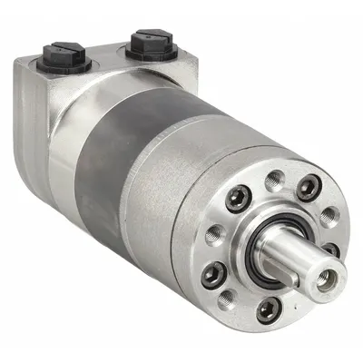 VICKERS Hydraulic Motor: J Series, 5-Bolt, 1/4"-28 UNF, 3.0 cu in/rev, 393 RPM Max. RPM - Hydraulic Motors