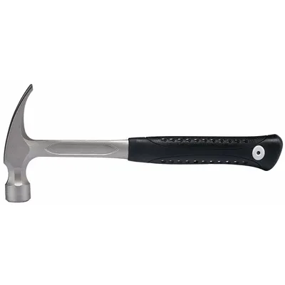 WESTWARD Straight Claw Hammer: Steel, Textured Grip, Steel Handle, 22 oz Head Wt - Steel Straight-Claw Hammers