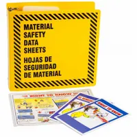 Binder: Material Safety Data Sheets/Hojas de Seguridad de Material, 3 1/2 in Binder Ring Size (MPN BR371Y)
