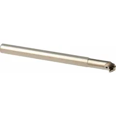 This indexable boring bar features a positive rake geometry and right-hand orientation, designed for internal turning operations such as enlarging holes, creating precise bores, and finishing internal diameters. It uses indexable inserts for efficient material removal in metalworking applications.