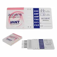 ACCUTEST Urine Drug Test Kit: 25 Tests, AMP/COC/MET/OPI 2000/PCP/THC, No Reagants Required, No Cup (MPN DS60AC425)
