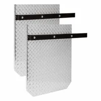 Splash Guards: Aluminum, 28 in Ht, 22 in Wd, 3/32 in Thick, Silver (MPN SG2229)