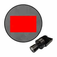 VISUAL WORKPLACE INC. Virtual Safety LED Walkway: Virtual Safety LED Walkway, Solid, Cardinal Red (MPN 66-3139-623EXT-PS150)