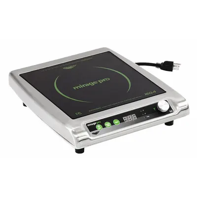 VOLLRATH Electric Induction Range: 1 Stations, Digital, Ceramic Glass - Induction Ranges
