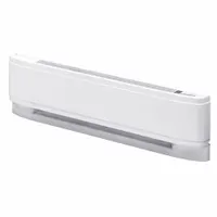 CADET Baseboard Heater: Commercial Grade, 750/563 W, Thermostat Included, White, 208/240V AC (MPN EQ2504W31)