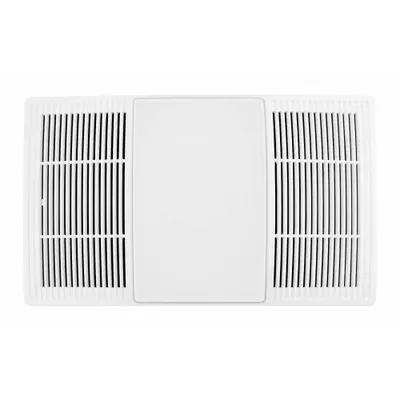 BROAN Replacement Grille: Plastic, White - Replacement Parts for Bathroom Exhaust Fans
