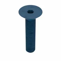Socket Flat Head Screw: M8x1.25 Thread Size, 40 mm Lg, Flat, Blue Phosphate, Alloy Steel, 10 PK (MPN UST187475)