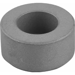 Steel insert with a flat face and counterbore, designed for use in jigs and fixtures to provide a hardened bearing surface for bolts or screws. Smooth type with 6.6 mm bore diameter and 10 mm height. Ensures accurate alignment and prevents damage to softer workpiece materials during clamping.