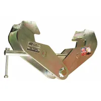 OZ LIFTING PRODUCTS Beam Lifting Clamp: Beam Flange Clamp, Steel, 12 5/8 in Max Jaw Opening, Shaft (MPN OZ10BCA)