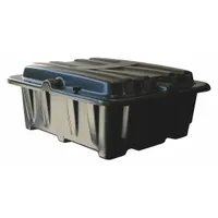 QUICKCABLE Battery Box: Commercial Vehicles, Dual Group 8D Fits Battery Size Group, Removable Lid (MPN 120168-360-001)
