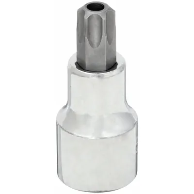 WESTWARD Socket Bit: 1/2 in Drive Size, Torx Tip, T60 Tip Size, 2 1/2 in Overall Lg - Torx Bit Sockets