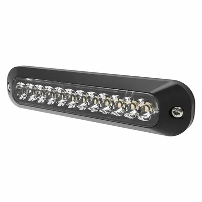 ECCO Directional Lamp: Perimeter Flashing Warning Light, Amber/White, 5/8 in Overall Wd - Vehicle Perimeter Flashing Warning Lights