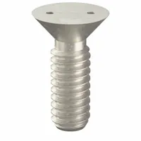 Tamper Resistant Screw: 1/4"-20 Thread Size, 3/4 in Lg, Stainless Steel, Plain, Flat, Spanner, 25 PK (MPN 122000)
