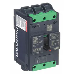 Molded Case Circuit Breaker: 100 A Amps, 100kA at 240V AC, Fixed, Everlink Lug Both Ends, ABC, BGL (MPN BGL36100). Key specifications — Terminal Connection: Everlink Lug Both Ends; Phase Connection: ABC; Max. AIR Rating: 100kA at 240V AC; Instantaneous Trip: Fixed; Series: BGL.