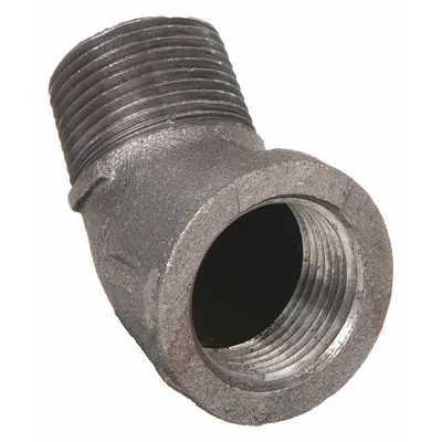 ANVIL Metal Pipe Elbow: 1 in x 1 in, Threaded x Threaded, Class 150, 300 psi @ 150° F - Medium-Pressure Threaded Pipe Fittings
