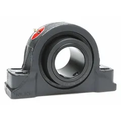 MOLINE BEARING Pillow Block Bearing: 4 in Bore, Expansion, Cast Iron, 4 1/4 in Shaft Ht, 4 Holes (MPN 19141400). Key specifications — Maximum Speed: 1,200 RPM; Mounting Bolt Size: 3/4 in; Brand: MOLINE BEARING.