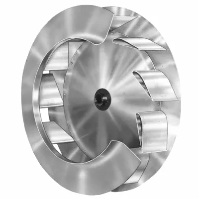 ACME Blower Wheel: Airfoil, 25 in Dia, CW Closed End, Aluminum Wheel, 1 Inlets - Airfoil Blower Wheels