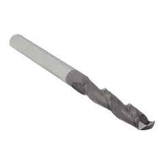 General-purpose carbide square end mill with AlTiN coating for wear resistance. Two-flute design provides efficient chip evacuation. Suitable for slotting, profiling, and general milling of steel, stainless steel, and cast iron. Mill diameter: 7/16", length of cut: 3", overall length: 6".