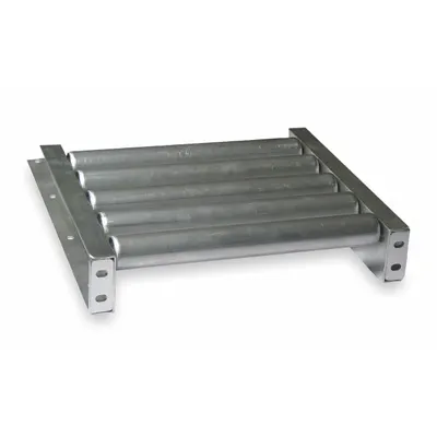 ASHLAND CONVEYOR Roller Conveyor: Medium-Duty, 1 15/16 in Roller Dia., 10 in Between Frame Wd - Lightweight Medium-Duty Aluminum-Frame Roller Conveyors