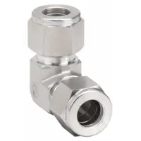 HAM-LET Compression Fitting Elbow: 6 mm OD x 6 mm OD Fitting Size, Compression x Compression (MPN 765L-SS-6MM)
