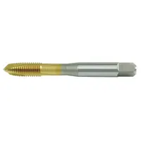 OSG Spiral Point Tap: 3/8"-16 UNC, H8 / 2B-3B, 3 Flute, Plug Chamfer, TiN Coated Cobalt (MPN 1101512405)