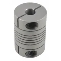 Flexible Coupling: Aluminum, 19 mm Outside Dia (MPN E60064)