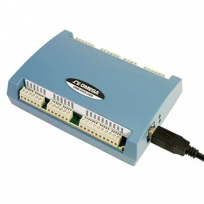 OMEGA Data Acquisition Module: 0%to 90% Relative Humidity Measured, 1°F to 1,000°C - Temperature & Humidity Data Loggers