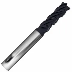 This carbide corner-radius end mill is designed for high-speed machining of stainless steel and super alloys. The AlCrN coating provides heat resistance and wear protection, while the corner-radius geometry reduces chipping and extends tool life. With 4 flutes and a 5/8" diameter, it is suitable for roughing and finishing operations in demanding milling applications.