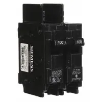Miniature Circuit Breaker: 100 A Amps, 120/240V AC, 2 Poles, Std (MPN BQ2B100)