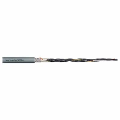 CHAINFLEX Control Cable: 20 AWG, 4 Conductors, Order by the Foot, PUR Jacket - Continuous Flexing Control Cables