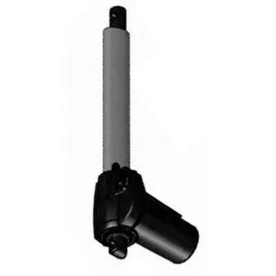 ALCO High/Low Actuator: High/Low Actuator, Metal/Plastic, Basic American, Black/Silver - Actuators for Healthcare Beds