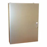 HAMMOND Electrical Enclosure: Stainless Steel, 48 in x 36 in x 10 in, NEMA 12/13/3R/4/4X, Hinged (MPN HW483610SSHK)
