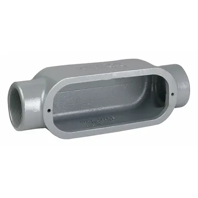HUBBELL KILLARK Conduit Outlet Body: Iron, 3 in Trade Size, C Body, 217 cu in Body Capacity - C - Straight Type