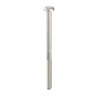 Tamper Resistant Screw: 1/4"-20 Thread Size, 4 in Lg, Stainless Steel, Plain, Pan, Spanner, 10 PK (MPN 121362)