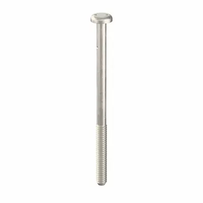 TAMPER-PRUF SCREW Tamper Resistant Screw: 1/4"-20 Thread Size, 4 in Lg, Stainless Steel, Plain - Pan Head Tamper-Resistant Machine Screws
