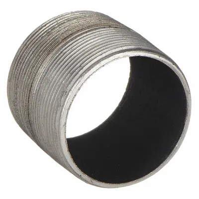 BECK Pipe Nipple: 6 in Nominal Pipe Size, Male NPT x Male NPT, 3 1/8 in Lg, Schedule 40 - Schedule 40 Low Pressure Pipe & Pipe Nipples