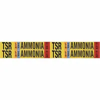 Pipe Marker: TSR, LIQ/VAP, High, Fits 3/4 to 2 3/8 in Pipe O.D., 4 Pipe Markers, Without (MPN 90438)