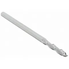 Carbide square end mill with 2-flute design for efficient chip evacuation. Suitable for slotting, profiling, and plunging operations in general-purpose milling of metals and composites.