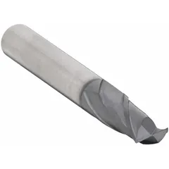 This carbide square end mill features a TiAlN coating and two flutes for general-purpose milling of ferrous materials. With a 7/32" cutting diameter, 7/16" length of cut, and 2" overall length, it is suited for creating flat-bottomed slots, pockets, and contours.